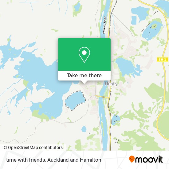 time with friends map