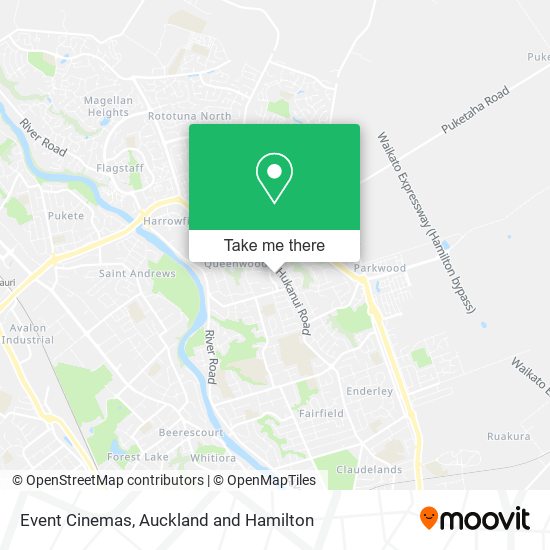 Event Cinemas map