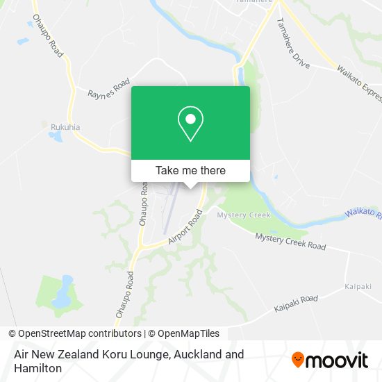 Air New Zealand Koru Lounge map