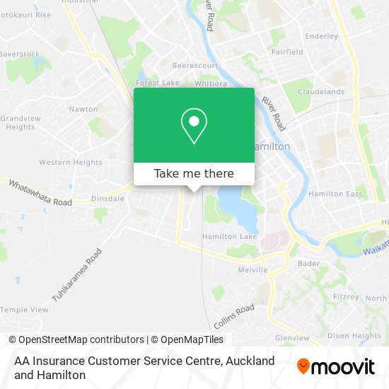 AA Insurance Customer Service Centre map