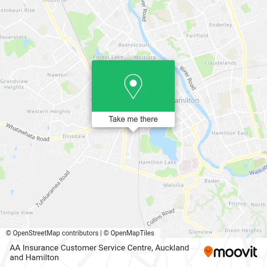 AA Insurance Customer Service Centre map