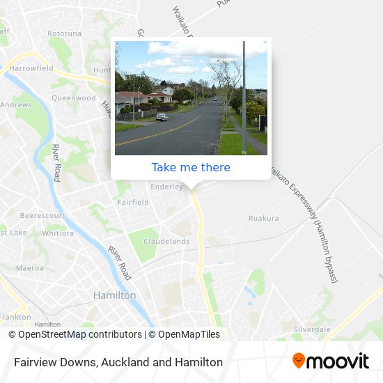 Fairview Downs map