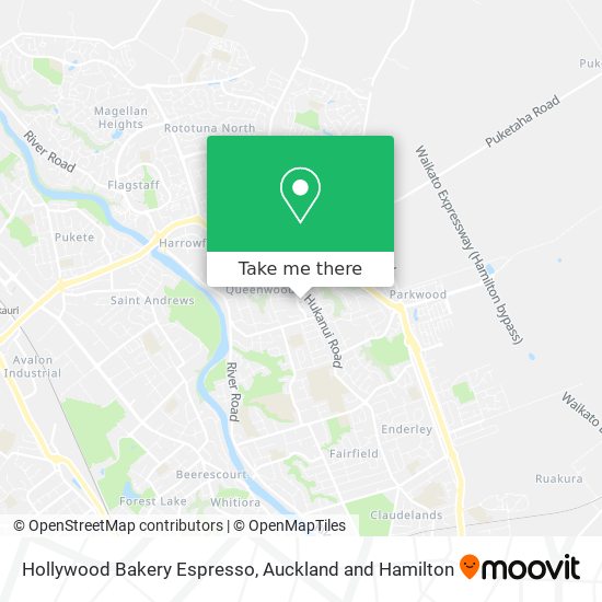 Hollywood Bakery Espresso map