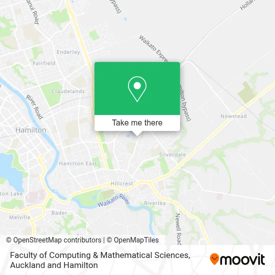 Faculty of Computing & Mathematical Sciences map