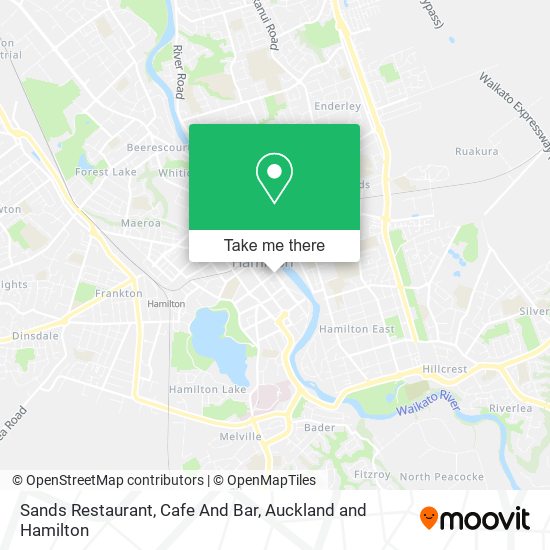 Sands Restaurant, Cafe And Bar map