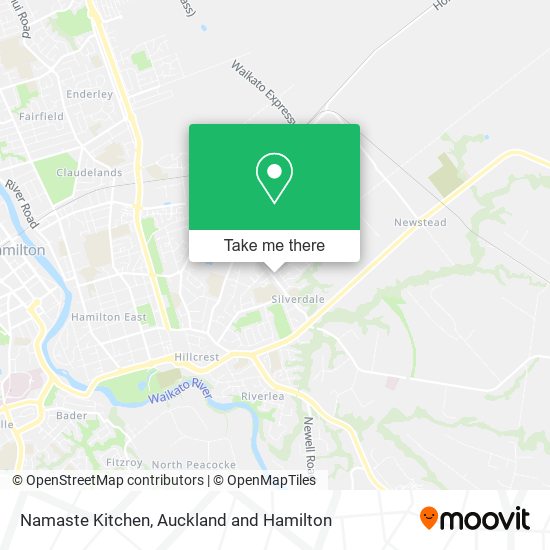 Namaste Kitchen map