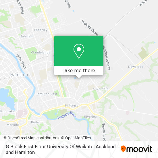 G Block First Floor University Of Waikato map