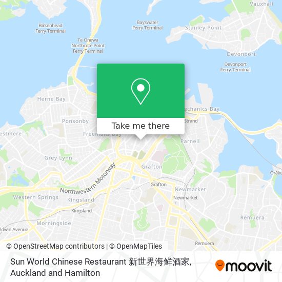 Sun World Chinese Restaurant 新世界海鲜酒家 map