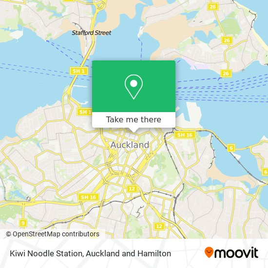 Kiwi Noodle Station map