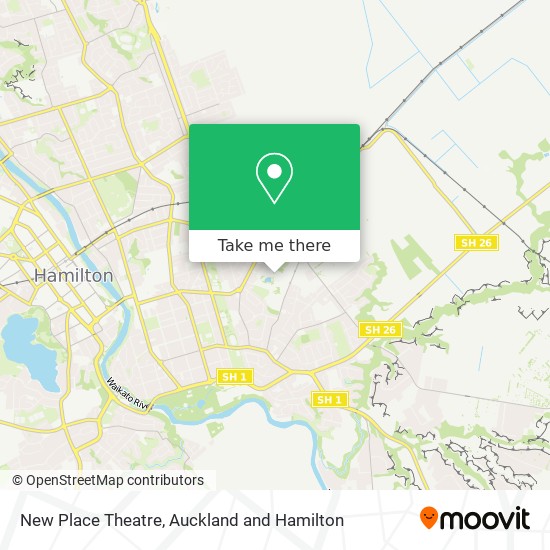 New Place Theatre map