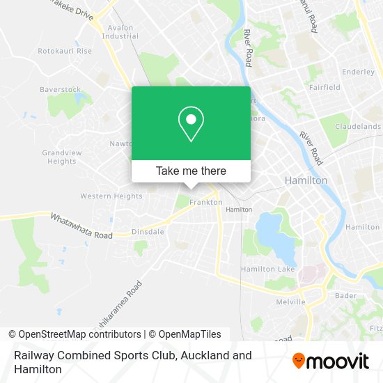 Railway Combined Sports Club map