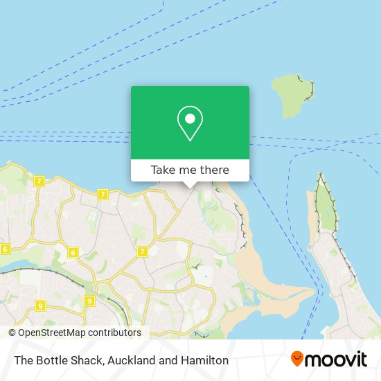 The Bottle Shack map