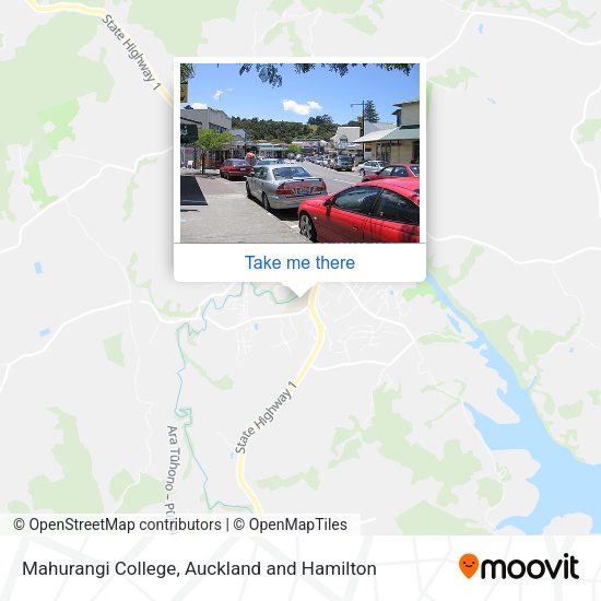 Mahurangi College map