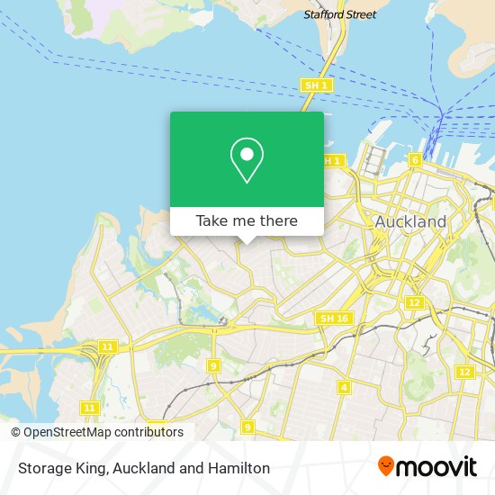 Storage King map