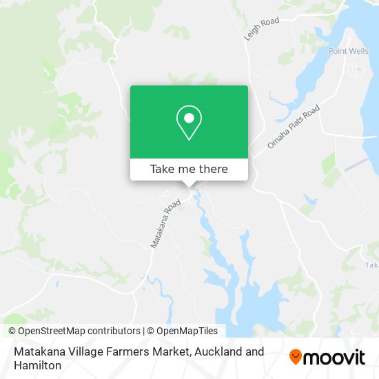Matakana Village Farmers Market map