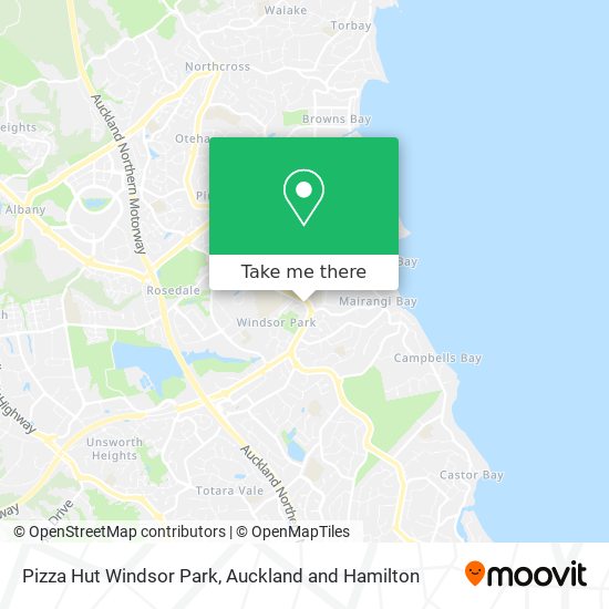 Pizza Hut Windsor Park地图