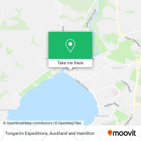 Tongariro Expeditions地图