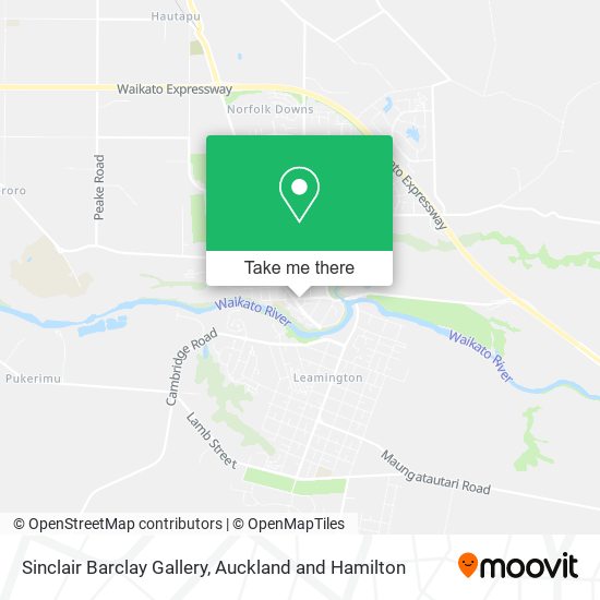 Sinclair Barclay Gallery map