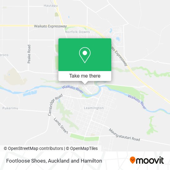 Footloose Shoes map
