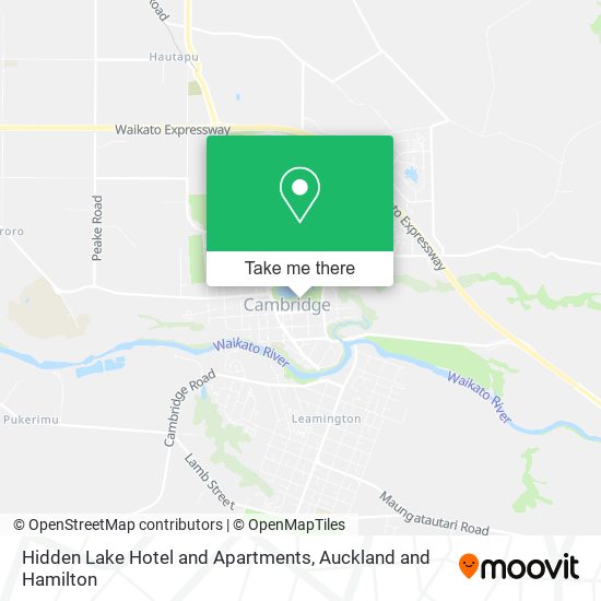 Hidden Lake Hotel and Apartments map