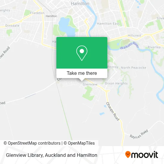 Glenview Library map