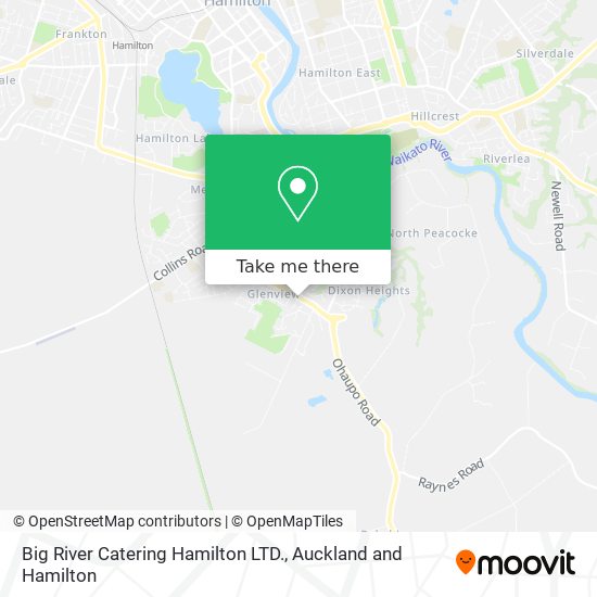 Big River Catering Hamilton LTD. map