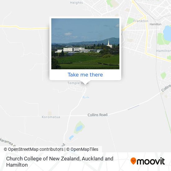 Church College of New Zealand map