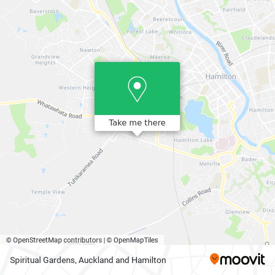 Spiritual Gardens map