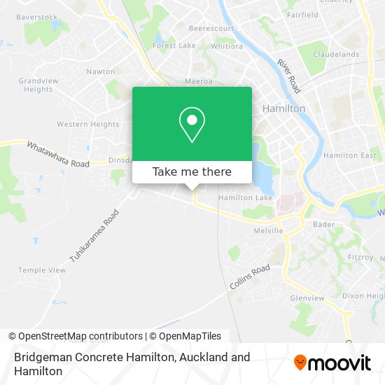 Bridgeman Concrete Hamilton map