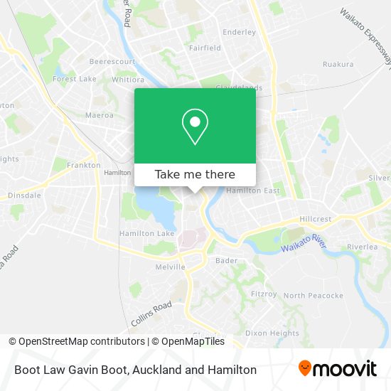 Boot Law Gavin Boot map