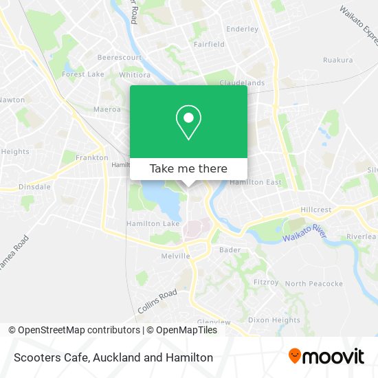 Scooters Cafe map