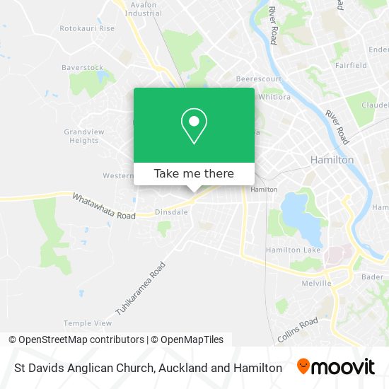 St Davids Anglican Church map