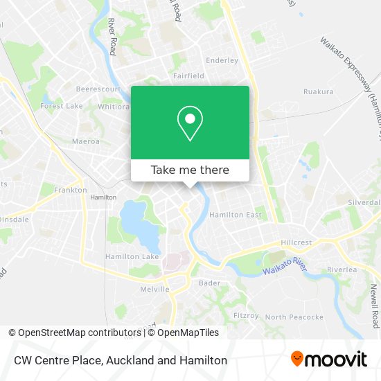 CW Centre Place map