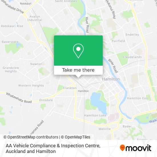AA Vehicle Compliance & Inspection Centre map