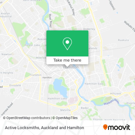 Active Locksmiths map