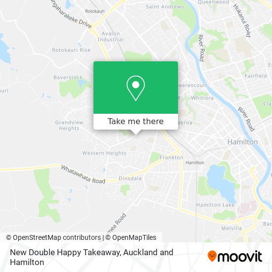 New Double Happy Takeaway map
