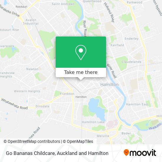 Go Bananas Childcare map