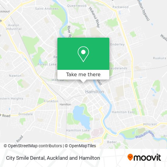 City Smile Dental map