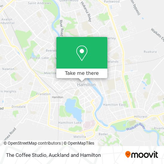 The Coffee Studio map