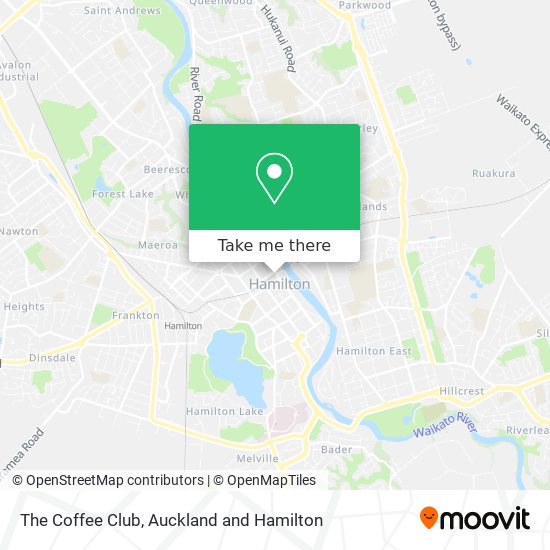 The Coffee Club map