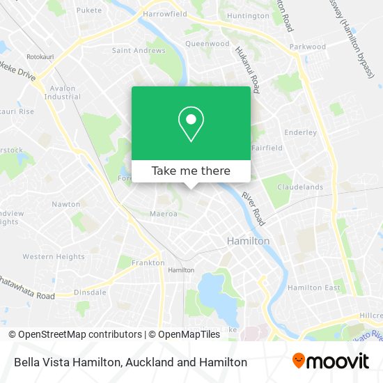 Bella Vista Hamilton map