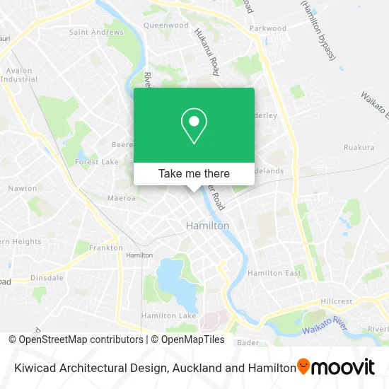 Kiwicad Architectural Design map