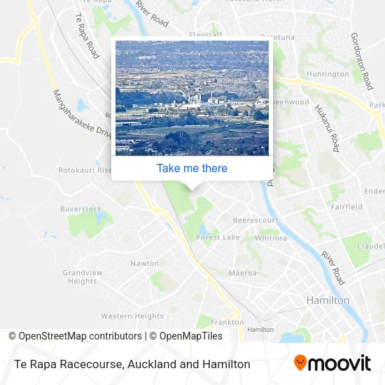 Te Rapa Racecourse map