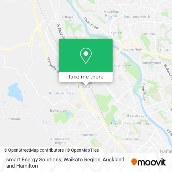 smart Energy Solutions, Waikato Region map