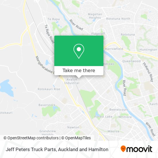 Jeff Peters Truck Parts map