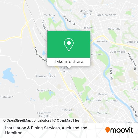 Installation & Piping Services map