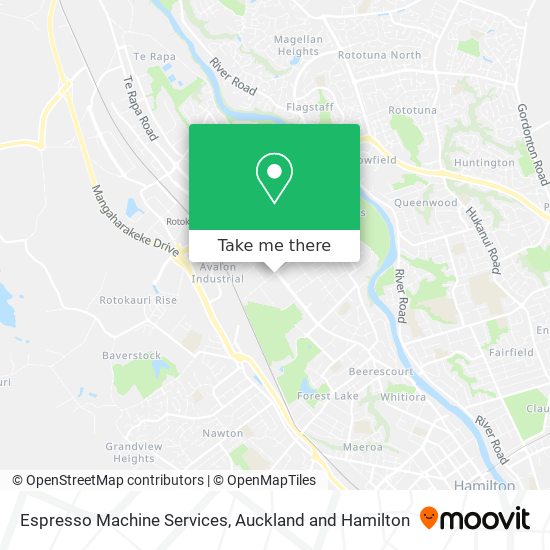 Espresso Machine Services map