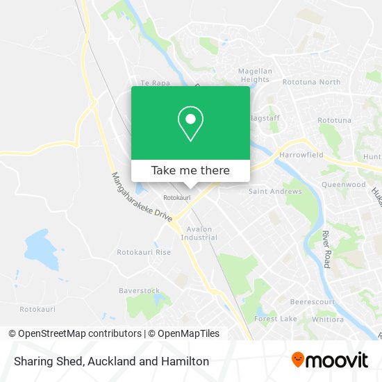 Sharing Shed map