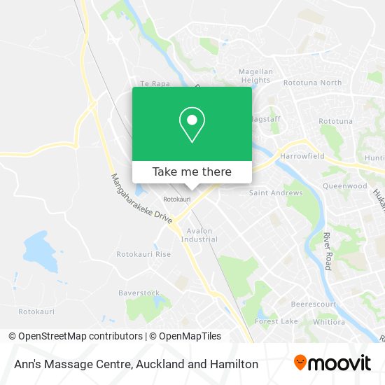 Ann's Massage Centre map