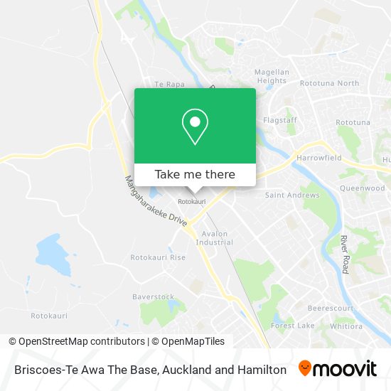 Briscoes-Te Awa The Base map